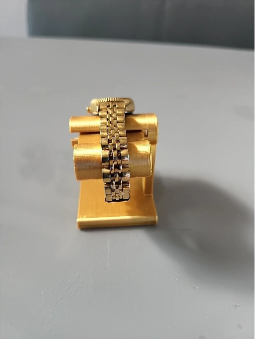Pulsar Watch Women's Vintage Day Date Analog Quartz Gold Tone 25mm 6.5
